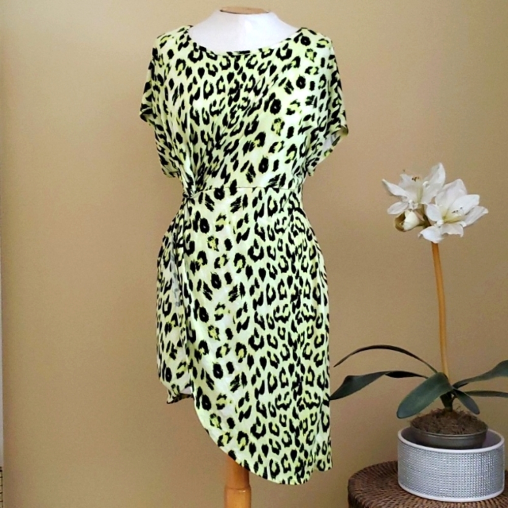 Urban Rose Animal Print Dress NWT